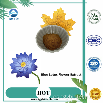 Polvo de extracto de flores de loto azul al por mayor de calidad de calidad